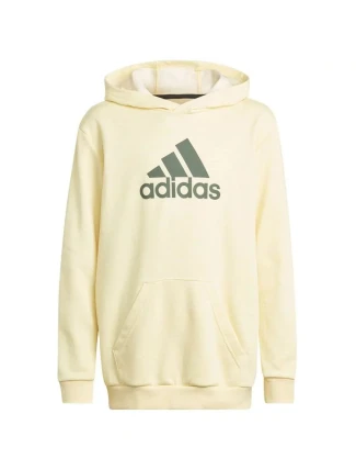 Detská mikina Badge of Sport Hoodie Jr HN8469 žltá - Adidas