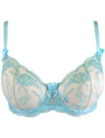 Dámska podprsenka V-10131 modrá - Axami