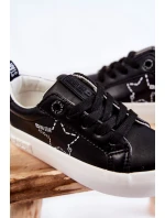 Dziecięce Buty Sportowe Sznurowane Big Star KK374223 Czarne