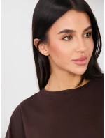 Tričko RV TS A1089.87 tmavohnedé