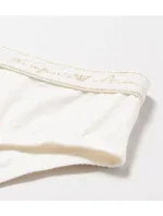 Dámske brazílske nohavičky 2 pack 163337 1A223 - 75910 - zelená/biela - Emporio Armani Dámske brazílske nohavičky 2 pack 163337 1A223 - 75910 - zelená/biela - Emporio Armani