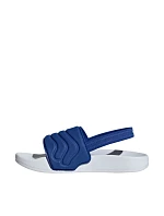 Detské šľapky adidas Adilette Estrap 2.0, bielo-modré, HQ9196