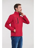 Russell Athletic 520M Pánska 3-vrstvová športová softshellová bunda 10.520M classic red