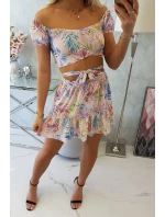 Púdrovo ružová kvetinová sada Púdrovo ružová kvetinová sada