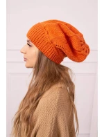 Dámska čiapka Ingrid K371 oranžová