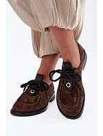 Dámske poltopánky typu barefoot z prírodného semišu D&A CR62-3460, hnedé Dámske poltopánky typu barefoot z prírodného semišu D&A CR62-3460, hnedé