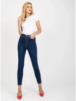 Nohavice D85008E61969 tmavomodré