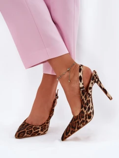 Sandále na podpätku model 214487 Krok vo veľkom štýle