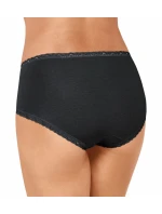 Dámske nohavičky Sloggi 24/7 Cotton Lace Midi C3P čierne