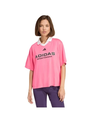 Adidas Tiro Q4 dámske tričko ružové JN2747 Adidas Tiro Q4 dámske tričko ružové JN2747