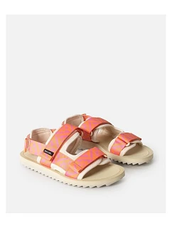 Plážové šľapky RIP CURL Newquay Bloom Open Toe-Girl, tyrkysové