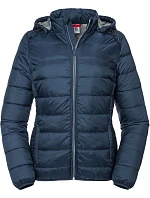 Russell Athletic 440F Dámska bunda Nano s kapucňou 10.440F, farba french navy Russell Athletic 440F Dámska bunda Nano s kapucňou 10.440F, farba french navy