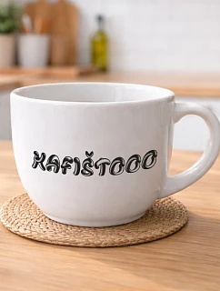 KAFIŠTOOO - MEGA XXL keramický hrnek 1000 ml