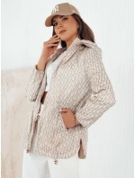 Dámska bunda BEGET béžová FashionStreet TY4263 Dámska bunda BEGET béžová FashionStreet TY4263