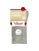 Dámske bavlnené ponožky s pohodlným lemom COTTON COMFORT SOCKS - BELLINDA - sivý melír Dámske bavlnené ponožky s pohodlným lemom COTTON COMFORT SOCKS - BELLINDA - sivý melír