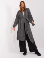 Cardigan BA SW 8020 1.36P tmavo šedá