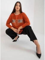 Blúzka VI BZ 2901.49P tmavo oranžová