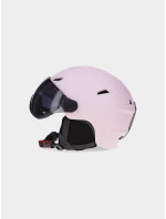 Dámska lyžiarska helma so vstavanými okuliarmi 4FWAW23AHELF032-56S ružová - 4F