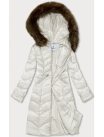 Dámska prechodná bunda (LU-2201) ecru - Glakate Dámska prechodná bunda (LU-2201) ecru - Glakate