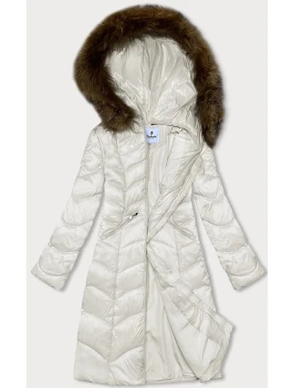 Dámska prechodná bunda (LU-2201) ecru - Glakate Dámska prechodná bunda (LU-2201) ecru - Glakate