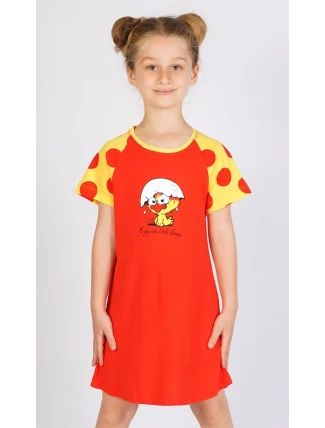 Detská nočná košeľa s krátkym rukávom Malé kurča
