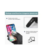 Rockbros zimné cyklistické rukavice čierne 2XL