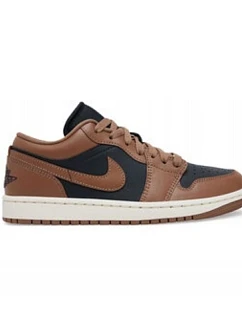 Dámske mládežnícke športové oblečenie Air Jordan 1 Low Brown - DC0774-021