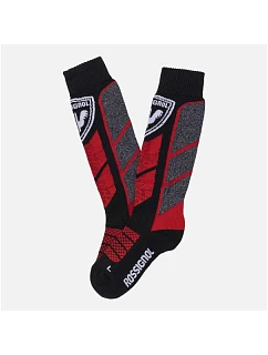 Lyžiarske ponožky pre deti ROSSIGNOL JR THERMOTECH SOCKS, červené