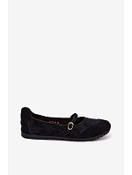 Športové baleríny s remienkom Black Charmy Športové baleríny s remienkom Black Charmy