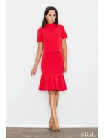 Dámska blúzka M542 červená - Figl