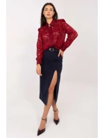 Košeľa s dlhým rukávom model 222319 Taliansko Moda