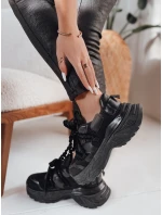 Dámske tenisky na vysokej platforme BEASTAR black FashionStreet ZY0831