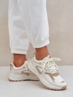 Buty Sportowe Damskie Big Star NN274A096 HI-POLY SYSTEM Beżowe