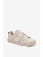 Dámske sieťované tenisky Big Star TT274292 Beige
