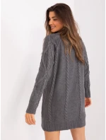 Šaty BA SK 8012 1.66P tmavo šedá