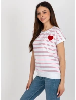 Blúzka RV BZ 8619.94 biela a červená