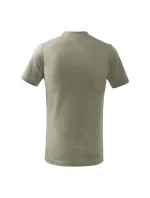 Basic tričko detské svetlá khaki