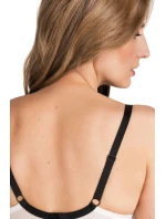 Dámska podprsenka 840 Black & white - GORSENIA Dámska podprsenka 840 Black & white - GORSENIA