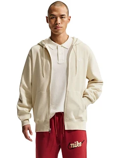 Pánska mikina Nike Club BB FZ Hoodie light khaki FN3861 229 pánska
