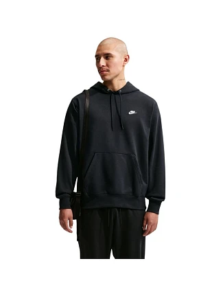 Pánska mikina Nike Club FT PO Hoodie, čierna, FN3866 010 L Pánska mikina Nike Club FT PO Hoodie, čierna, FN3866 010 L