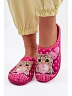 Dámske papuče Cat Pink with Rubber Inblu EC000093