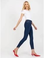 Nohavice D85008E61969 tmavomodré