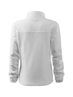 Bunda fleece dámska biela
