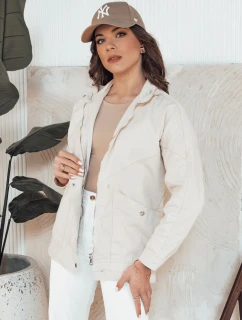 Dámska džínsová bunda BERENICES light beige FashionStreet TY4309