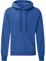 Fruit of the Loom Classic Hooded Sweat Mikina s kapucňou 16.2208 heather royal