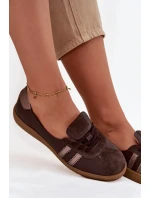 Kožené semišové dámske barefoot topánky Zazoo N1341 chocolate Kožené semišové dámske barefoot topánky Zazoo N1341 chocolate