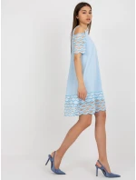 LK SK 506654 šaty.52 svetlo modrá LK SK 506654 šaty.52 svetlo modrá