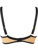 Dámska podprsenka V-10801 Čierna s béžovou - Axami