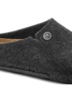 Birkenstock Zermatt Cozy Home Anthracite Vlnené plstené papuče Regular Wide (1014938)