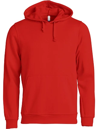 Clique Basic Hoody Unisex mikina s kapucňou 67.2131 červená Clique Basic Hoody Unisex mikina s kapucňou 67.2131 červená